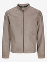 Jack & Jones Béžová pánská bunda v semišové úpravě Jack & Jones Dylan