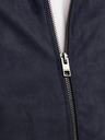 Jack & Jones Tmavě modrá pánská bunda v semišové úpravě Jack & Jones Dylan