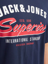 Jack & Jones Tmavě modré pánské tričko Jack & Jones Logo