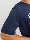Jack & Jones Tmavě modré pánské tričko Jack & Jones Logo