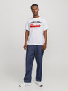 Jack & Jones Bílé pánské tričko Jack & Jones Logo
