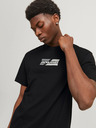 Jack & Jones Černé pánské tričko Jack & Jones Corp