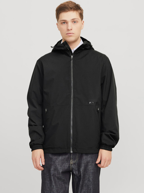 Jack & Jones Černá pánská bunda Jack & Jones Urban