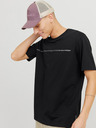 Jack & Jones Černé pánské tričko Jack & Jones Fusion