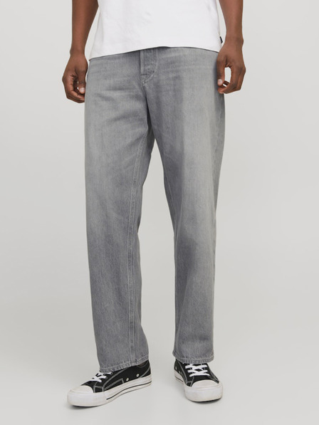 Jack & Jones Světle šedé pánské loose džíny Jack & Jones Eddie