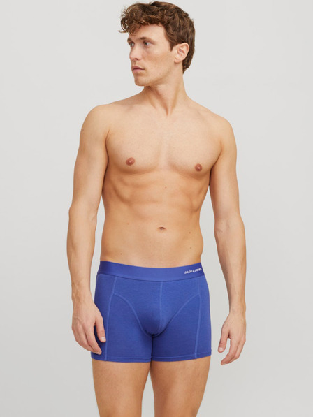 Jack & Jones Sada tří pánských boxerek v modré barvě Jack & Jones