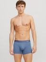 Jack & Jones Sada tří pánských boxerek v modré barvě Jack & Jones