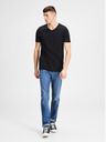 Jack & Jones Sada dvou černých basic triček s véčkovým výstřihem Jack & Jones