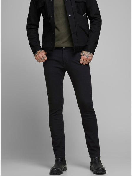 Jack & Jones Černé slim fit džíny Jack & Jones Glenn