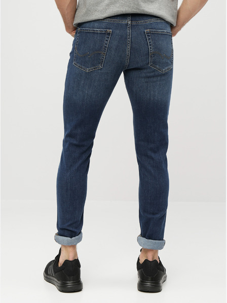 Jack & Jones Modré slim fit džíny Jack & Jones Glenn