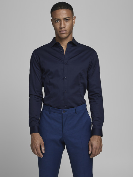 Jack & Jones Tmavě modrá slim fit košile Jack & Jones Parma