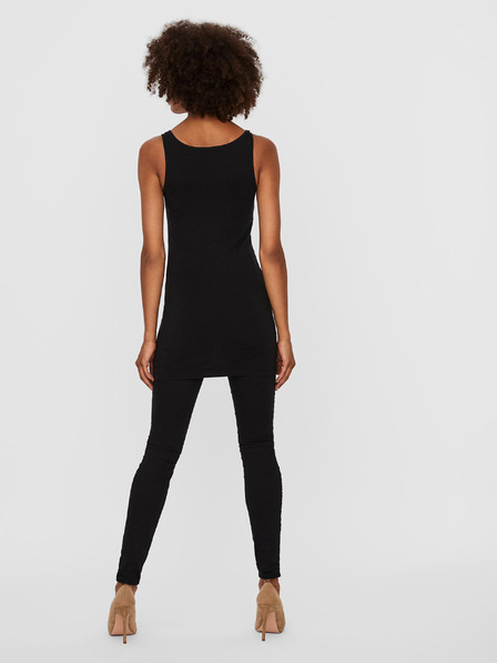 Vero Moda Černé basic tílko VERO MODA Maxi