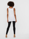 Vero Moda Bílé basic tílko VERO MODA Maxi