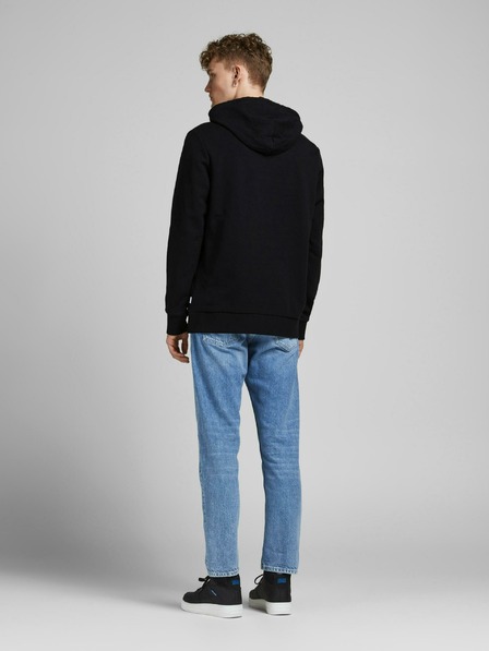 Jack & Jones Černá mikina s kapucí Jack & Jones