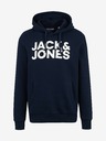 Jack & Jones Tmavě modrá mikina s kapucí Jack & Jones
