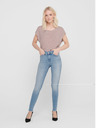 ONLY Modré skinny fit zkrácené džíny ONLY Blush