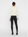 Vero Moda Černé slim fit džíny VERO MODA Tanya
