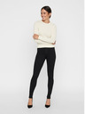 Vero Moda Černé slim fit džíny VERO MODA Tanya