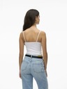 Vero Moda Bílé tílko s krajkou VERO MODA Inge