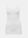 Vero Moda Bílé tílko s krajkou VERO MODA Inge