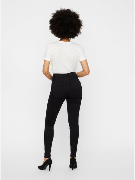 Vero Moda Černé skinny fit džíny VERO MODA Sophia