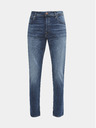Jack & Jones Modré pánské straight fit džíny Jack & Jones Mike