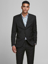 Jack & Jones Černé pánské sako s příměsí vlny Jack & Jones Solaris