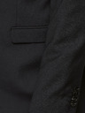 Jack & Jones Černé pánské sako s příměsí vlny Jack & Jones Solaris