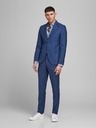 Jack & Jones Modré oblekové sako s příměsí vlny Jack & Jones Solaris