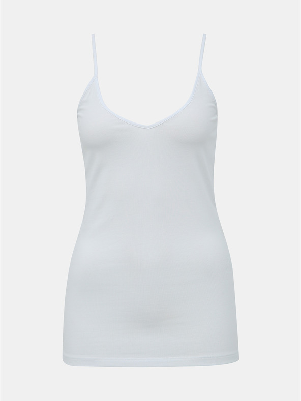 Vero Moda Bílé basic tílko VERO MODA Maxi My