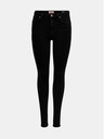 ONLY Černé push up skinny fit džíny ONLY Power