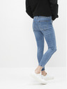 ONLY Modré zkrácené skinny fit džíny ONLY Mila