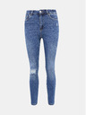 ONLY Modré zkrácené skinny fit džíny ONLY Mila