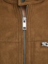 Jack & Jones Hnědá bunda v semišové úpravě Jack & Jones Rocky