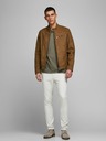 Jack & Jones Hnědá bunda v semišové úpravě Jack & Jones Rocky