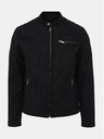 Jack & Jones Černá bunda v semišové úpravě Jack & Jones Rocky