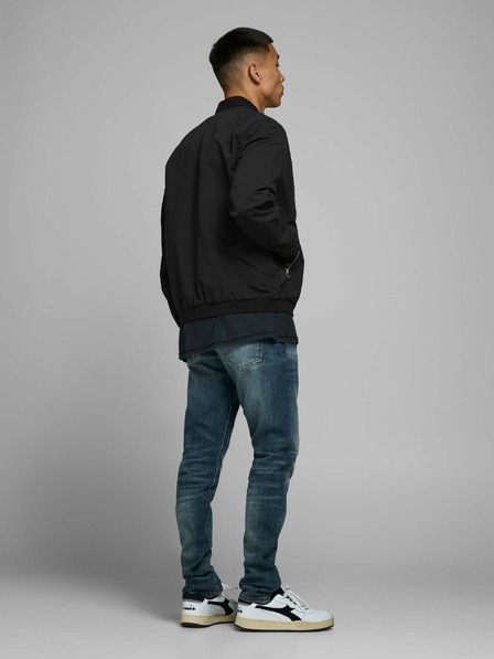 Jack & Jones Černý pánský voděodpudivý bomber Jack & Jones Rush