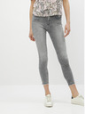 ONLY Šedé zkrácené skinny fit džíny ONLY Blush