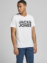 Jack & Jones Bílé tričko Jack & Jones Corp