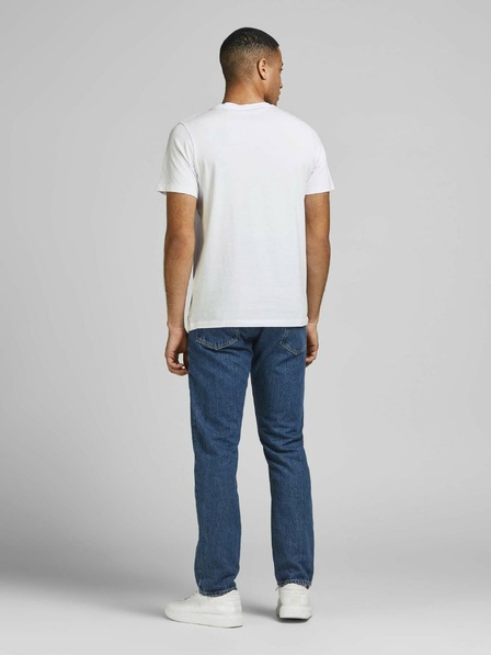 Jack & Jones Bílé tričko Jack & Jones Corp