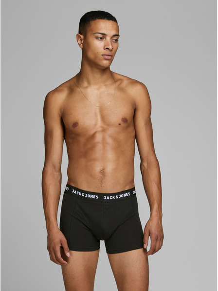 Jack & Jones Sada tří černých boxerek Jack & Jones Anthony