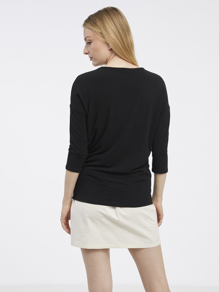 ONLY Černý svetrový top ONLY Glamour
