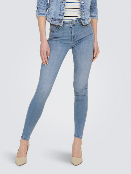 ONLY Světle modré dámské skinny džíny ONLY Power