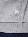 Jack & Jones Světle šedá pánská basic mikina Jack & Jones