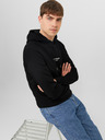 Jack & Jones Černá  pánská mikina s kapucí Jack & Jones Vesterbro