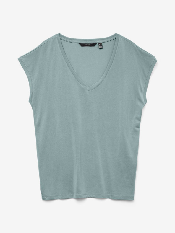Vero Moda Modré dámské tričko Vero Moda Filli