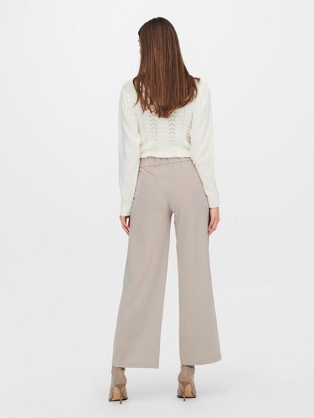 Jacqueline de Yong Béžové dámské culottes JDY Louisville