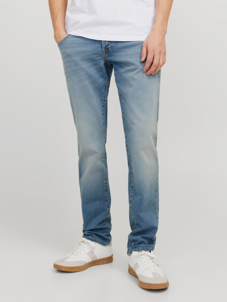 Jack & Jones Modré pánské tapered fit džíny Jack & Jones Mike