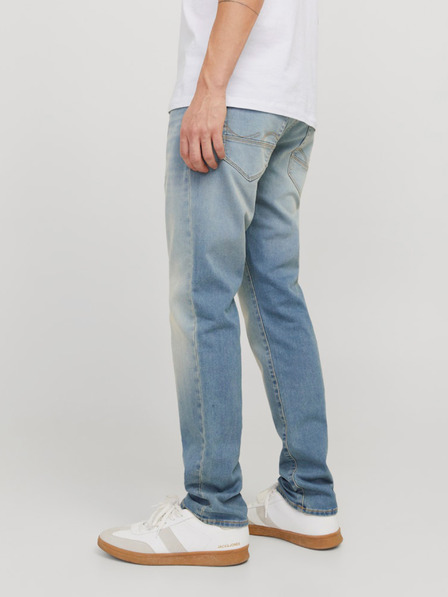Jack & Jones Modré pánské tapered fit džíny Jack & Jones Mike