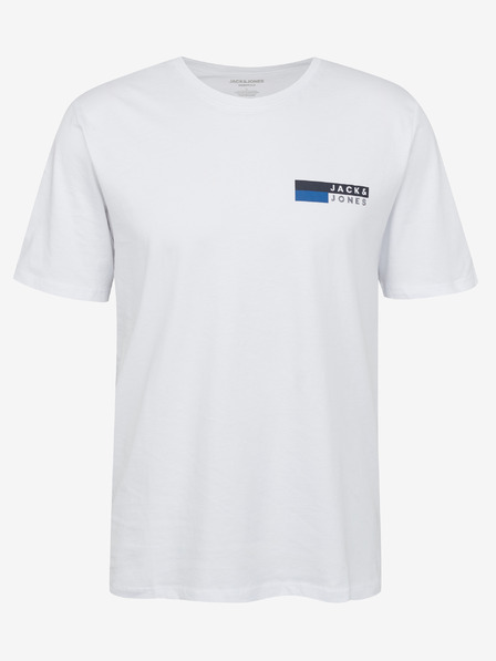 Jack & Jones Bílé pánské tričko Jack & Jones